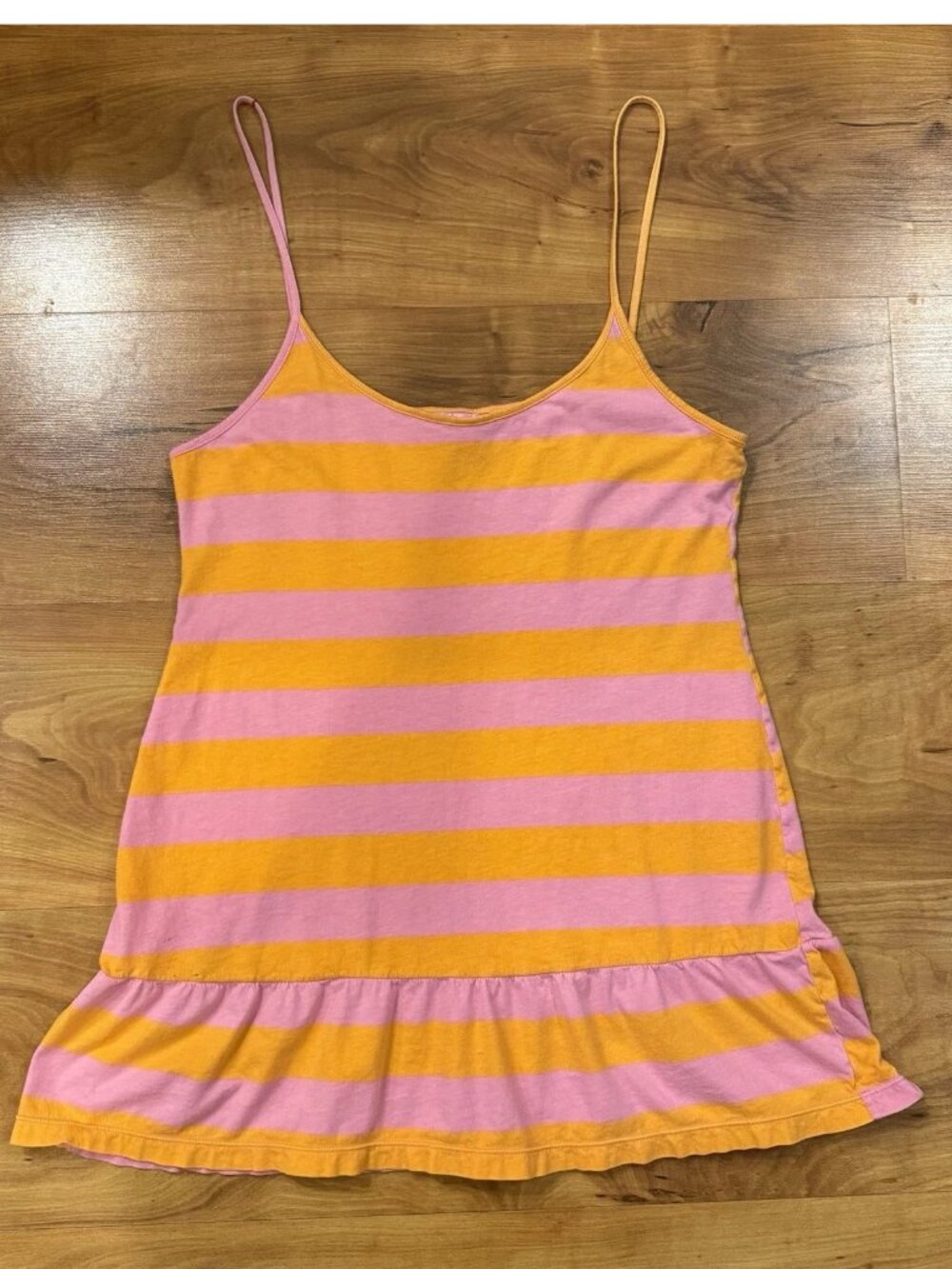 Y2K VTG Victoria’s Secret Striped Sleeveless Round Neck Outlet Strappy Sz M/L